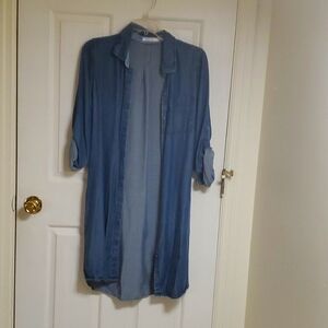 Keneth Cole long sleeve denim dress.
